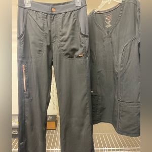 State Ment black scrubs